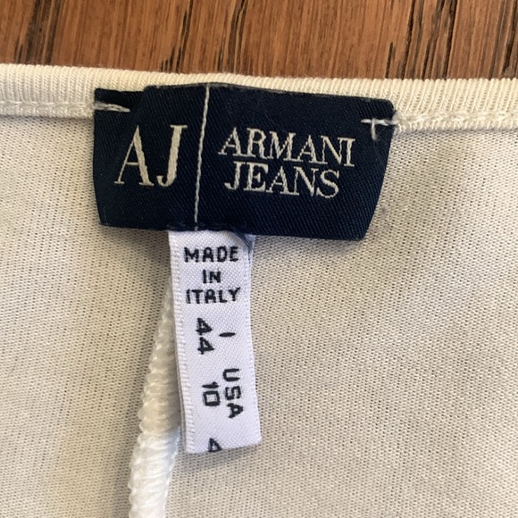 Armani Jeans sexy jersey low cut top - Picture 7 of 8